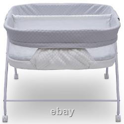 Double Bassinet Compact Twin Newborn Cradle Nursery Center Playard Playpen Bed