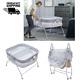 Double Bassinet Ez Fold Ultra Compact Design For Twins Lightweight Space Saving