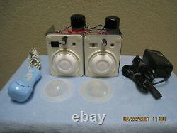 Double Breast Pump Connected Twin Motors & Power Supply Lot
