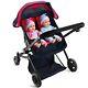 Double Doll Stroller For Twin Baby Dolls Convertible Seat Toy Stroller For