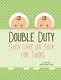 Double Duty Baby Care Log Book For Twins Paperback By Rizer, Laura Good