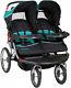 Double Jogger Stroller, Baby Trend Navigator, Tropic, Perfect For Twins