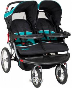 Double Jogger Stroller, Baby Trend Navigator, Tropic, Perfect for Twins