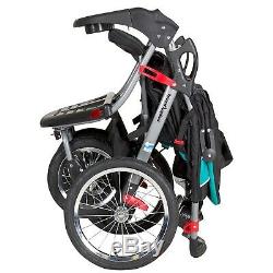 Double Jogger Stroller Speaker Baby Trend Twins Push Chair Infant Seat Foldable