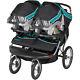 Double Jogger Stroller Two Seats Kids Twins Brothers Sisters Side By Side Babies