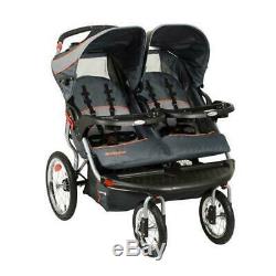Double Jogging Stroller Baby Trend Navigator Twins Child Travel Fits Car Seats