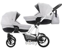 Double Stroller Bebetto 42 2in1 for twins wózek dla bliniaków 2w1