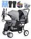 Double Stroller, Double Stroller For Infant Toddler, Foldable Double Baby