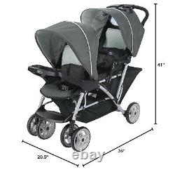 Double Stroller Lightweight Double Stroller with Tandem Seating