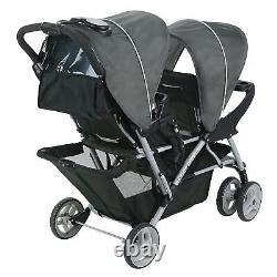 Double Stroller Lightweight Double Stroller with Tandem Seating