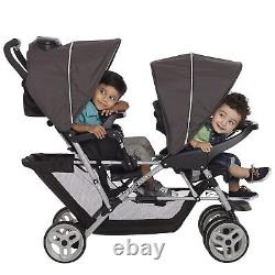 Double Stroller Lightweight Double Stroller with Tandem Seating