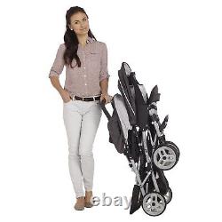 Double Stroller Lightweight Double Stroller with Tandem Seating