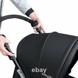 Double Stroller, Twin Baby, Pram, Infant Foldable Strollers Lightweight Black
