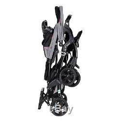 Double Stroller Twin Seat Baby Trend Sit N Stand 2 Two Car Seat Attachment Pink