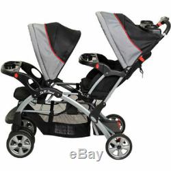 Double Travel System Baby Strolle Infant Twin Car Seat Carrier Carriage Buggy