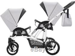 Double stroller Bebetto 42 Sport for twins wózek dla bliniaków