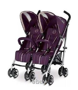 Double stroller pushchair Buggy twins cyber Twinyx newborn /5 year xxL canopy