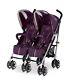 Double Stroller Pushchair Buggy Twins Cyber Twinyx Newborn /5 Year Xxl Canopy