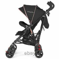 Dream On Me Umbrella Double Stroller Side-by-Side Carriage Pink