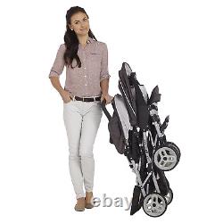 Duoglider Double Stroller Lightweight Double Stroller with Tandem Seating, Gla