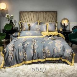 Duvet cover set Soft Bed Sheet Pillowcases Bedding Set Twin Double Queen King
