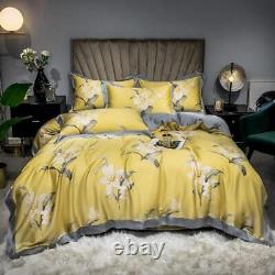 Duvet cover set Soft Bed Sheet Pillowcases Bedding Set Twin Double Queen King