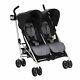Evenflo Minno Double Seat Compact Fold Twin Baby Travel Stroller (open Box)