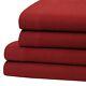 Exportquality Burgundy Solid Twin/full/queen/king 100%egyptian Cotton 1000 Tc