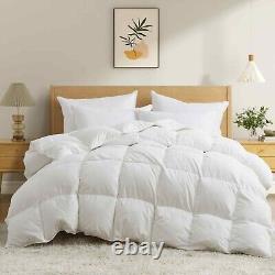 Extra Warm Winter Comforter Super Fullfy, White Goose Down Duvet Insert