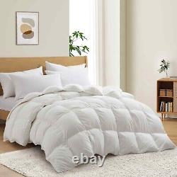 Extra Warm Winter Comforter Super Fullfy, White Goose Down Duvet Insert