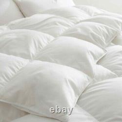 Extra Warm Winter Comforter Super Fullfy, White Goose Down Duvet Insert