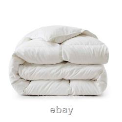 Extra Warm Winter Comforter Super Fullfy, White Goose Down Duvet Insert