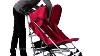 Fedora T1 Toddler Baby Kids Child Double Twin Seat Comfort Travel Wheel Red Stroller Pram