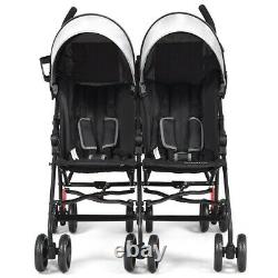 Foldable Twin Baby Double Stroller Ultralight Umbrella Kids Stroller