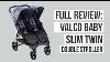 Full Review Of Valco Baby Slim Twin Double Stroller