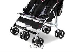 Full safe Scout Double Stroller seat twin jogger baby Abundant storage children
