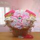 Gbds 890811-p Double Delight Twins New Babies Gift Basket Pink