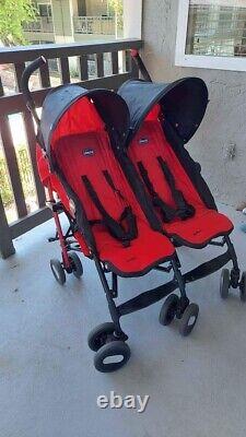 Gently used twin stroller perfect for two kids