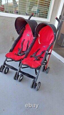 Gently used twin stroller perfect for two kids