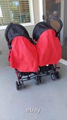 Gently used twin stroller perfect for two kids