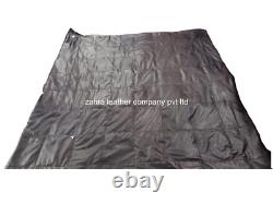 Genuine Leather Bed Sheet With Pillow Duvet Cover Single/double/king/super Kings