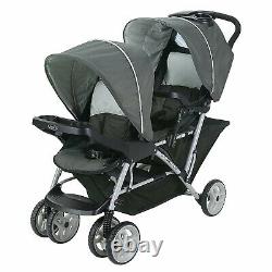 Graco Baby Double Stroller with Two Infant Car Seats Twin Combo Set