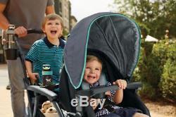 Graco Baby Modes Duo One-Hand Fold Twin Tandem Double Stroller Balancing Act NEW