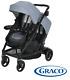 Graco Baby Uno2duo Twin Tandem Double Stroller Second Seat Hayden New