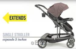 Graco Baby UNO2DUO Twin Tandem Double Stroller with Second Seat Ellington 2018 NEW