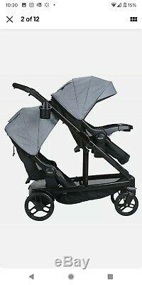 Graco Baby UNO2DUO Twin Tandem Double Stroller with Second Seat Hayden NEW
