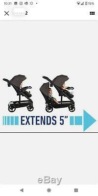 Graco Baby UNO2DUO Twin Tandem Double Stroller with Second Seat Hayden NEW