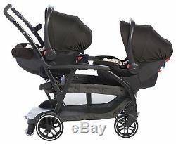 Graco Modes Reversible Duo Tandem Pushchair Twin Stroller From Birth Baby Buggy