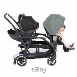 Graco Modes Reversible Tandem Stroller Twin Pushchair From Birth Baby Duo Buggy