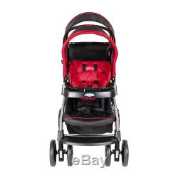 Graco Ready2Grow Double Twins Pushchair Chilli Sport Multi-position Recline Seat